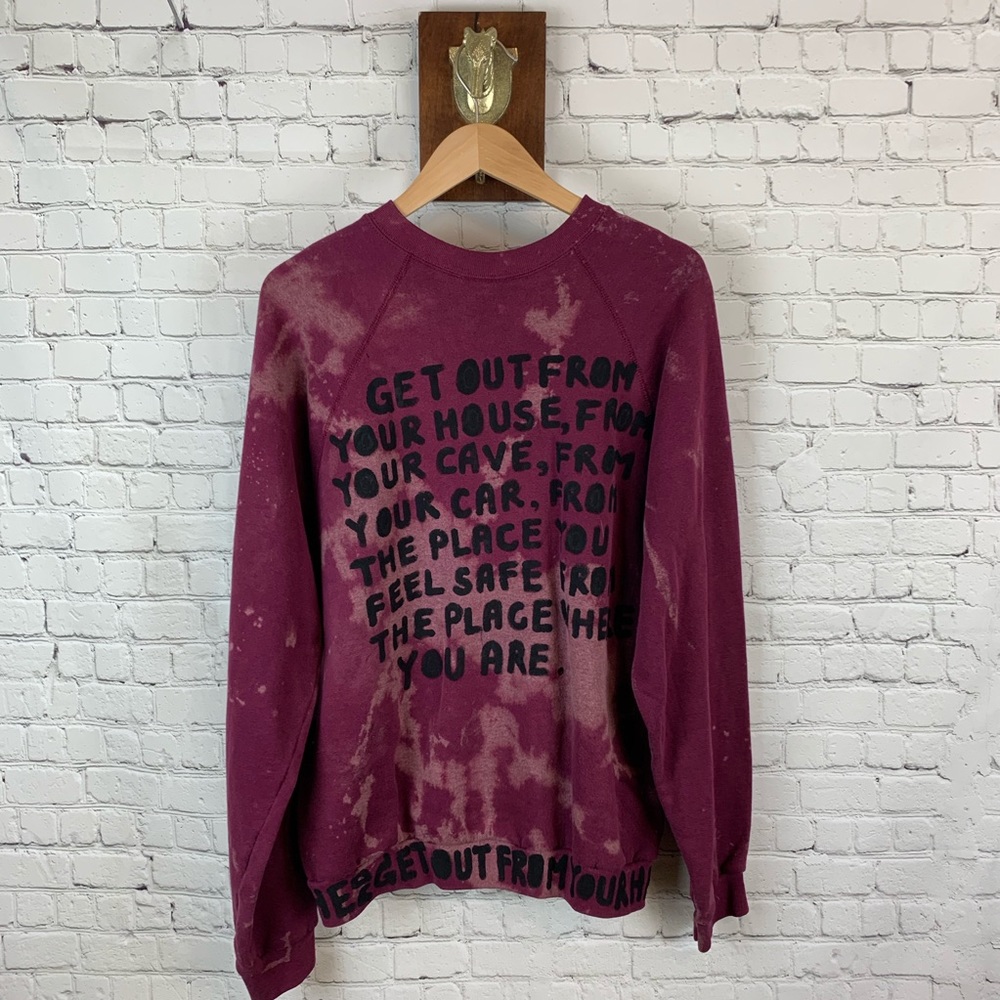 GET OUT FROM YOUR HEAD sweater